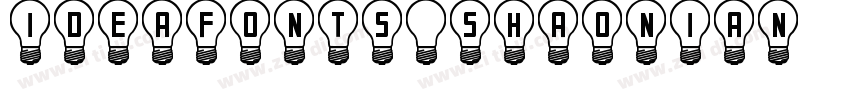 IdeaFonts ShaoNian字体转换